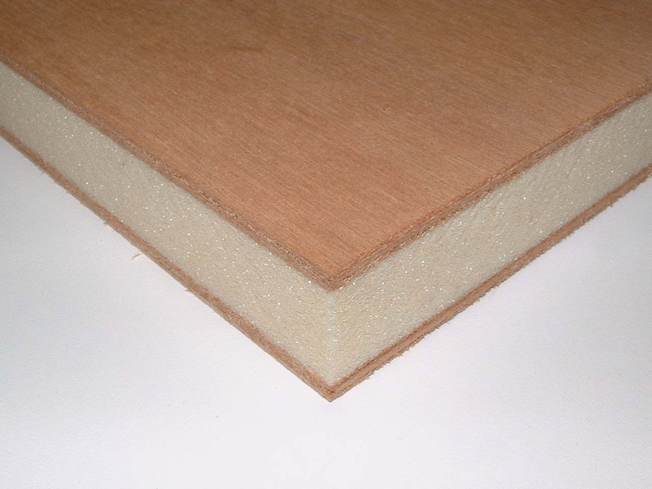 We use marine grade plywood (Okoume) covered with epoxy and then a 